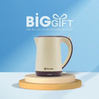 Ấm siêu tốc Rạng Đông quà tặng in logo 1,7 lít màu kem AST01 - Ảnh đại diện