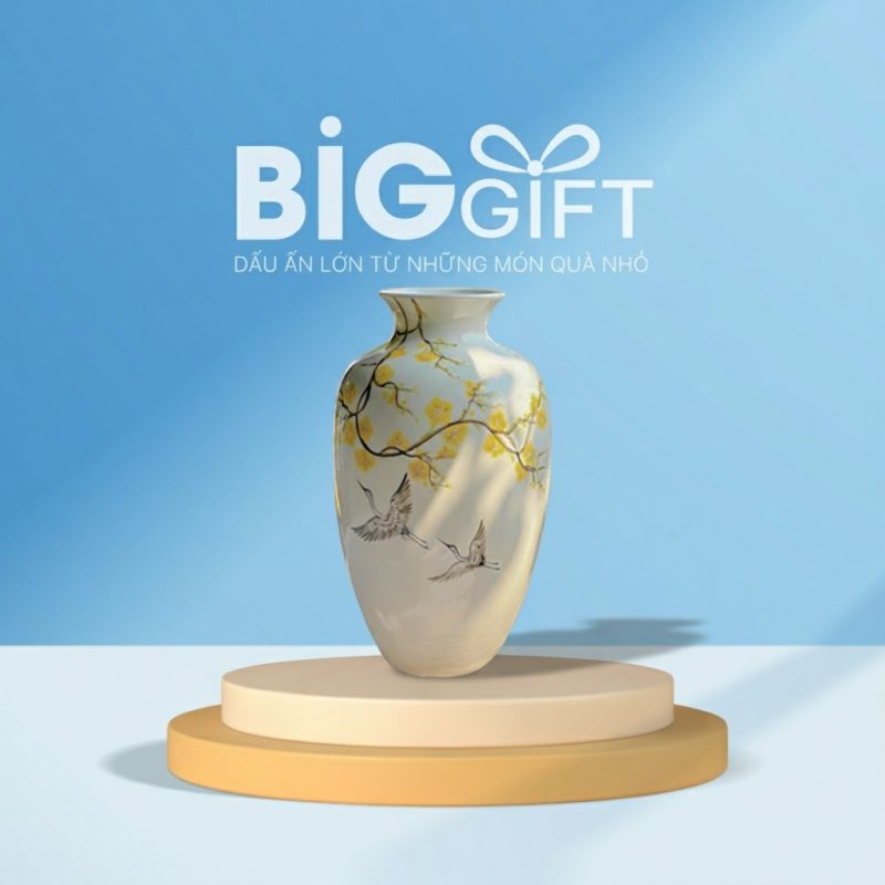 lo-hoa-gom-su-qua-tang-dang-beo-chim-hac-hoa-mai-29cm-lhgs04