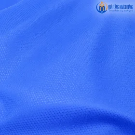 Cận vân vải dù tổ ong màu xanh dương