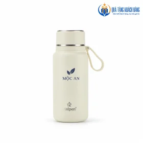 Mô phỏng logo MỘC AN trên thân DA06 trắng kem
