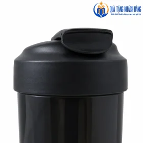 Chi tiết nắp La Fonte 011440 màu đen ở trạng thái đóng