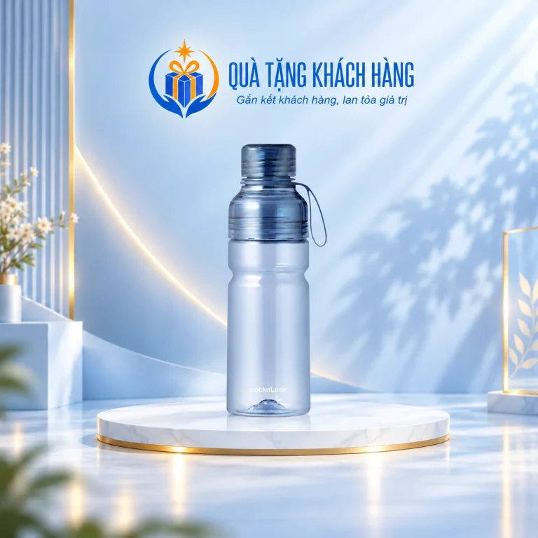 Bình LocknLock ABF770 680ml xanh dương trên nền Quà Khách Hàng