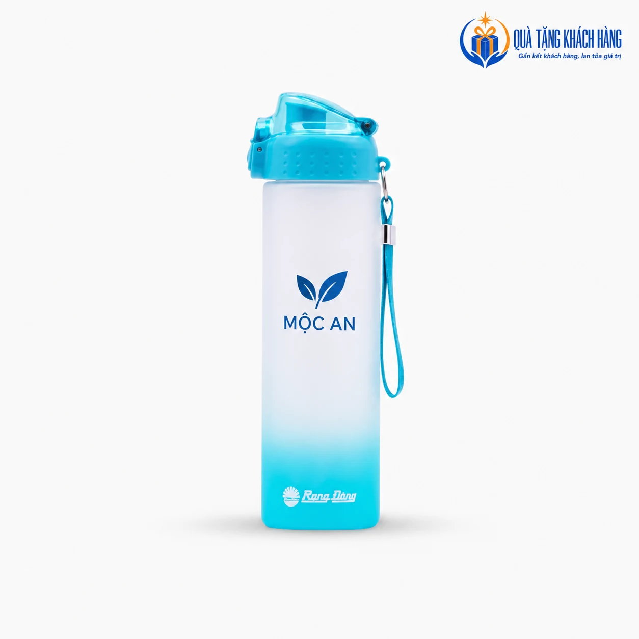 Mô phỏng nhận diện MỘC AN in lưới trên RD-07P1 màu xanh