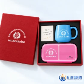 Khay định hình và cấu hình hộp quà đỏ