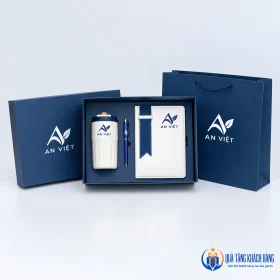 Mô phỏng logo AN VIỆT trên bộ ba món