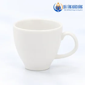 Chi tiết tách cao Anna 80ml có quai cong và đáy thu gọn
