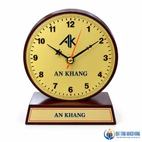 Mô phỏng nhận diện AN KHANG trên đồng hồ mặt đồng