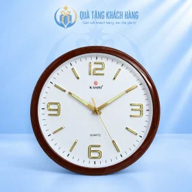Đồng hồ Kashi K86 số cọc 42cm trên nền thương hiệu