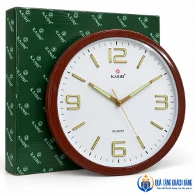 Đồng hồ Kashi K86 cùng hộp hãng màu xanh