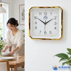 Đồng hồ HD98 trong góc sinh hoạt gia đình