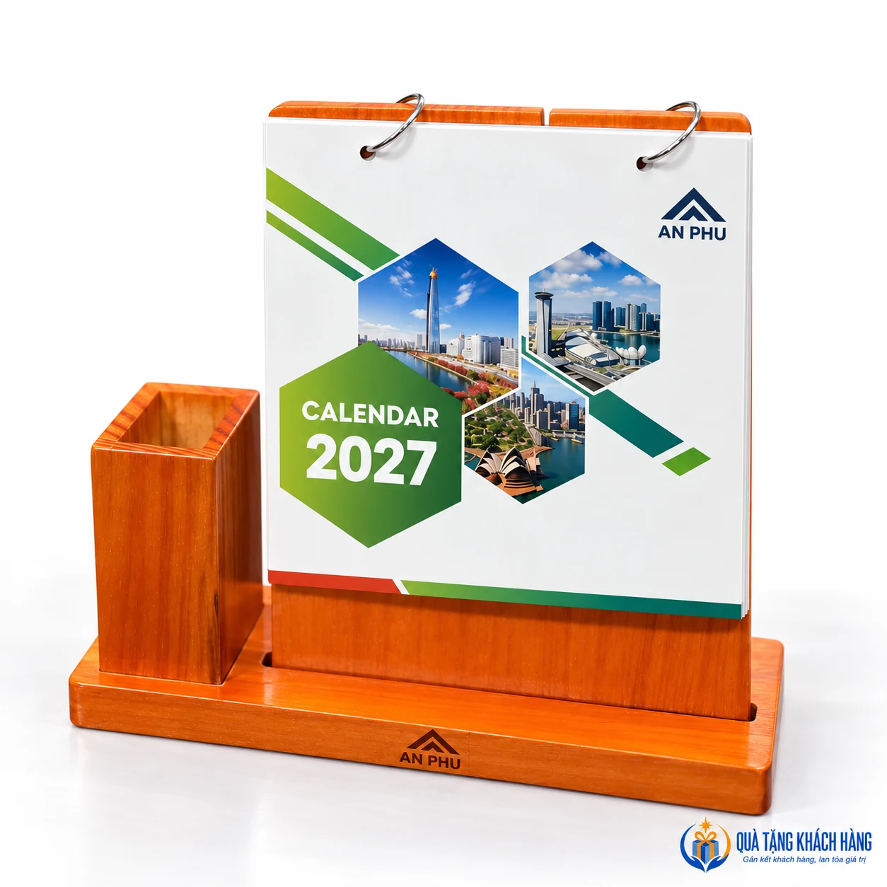 Mô phỏng nhận diện AN PHU trên lịch và đế