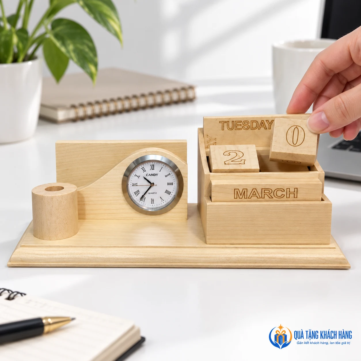 Thao tác lấy khối số để đổi ngày