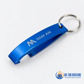 Mô phỏng nhận diện NAM AN trên móc khóa khui bia 02